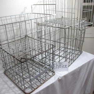 Antique Wire Crate - Etsy Antique Wire Crate - Etsy