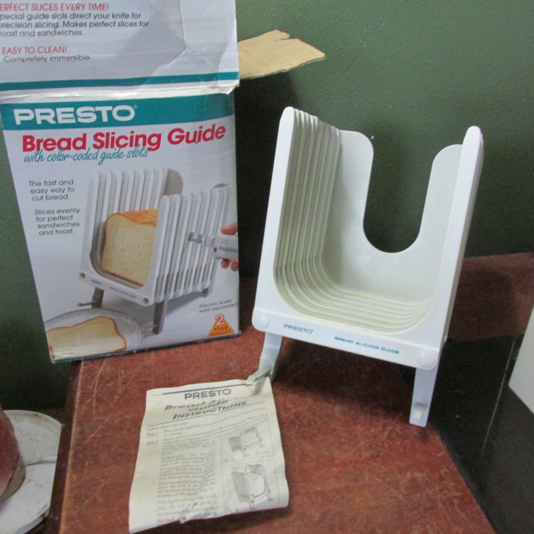 Presto Bread Slicing Guide Perfect Thickness Vintage Kitchen Gadget Etsy