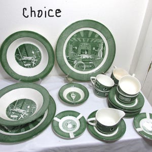 Colonial Homestead Dishes Choice Vintage Mid Century Collectible by Royal