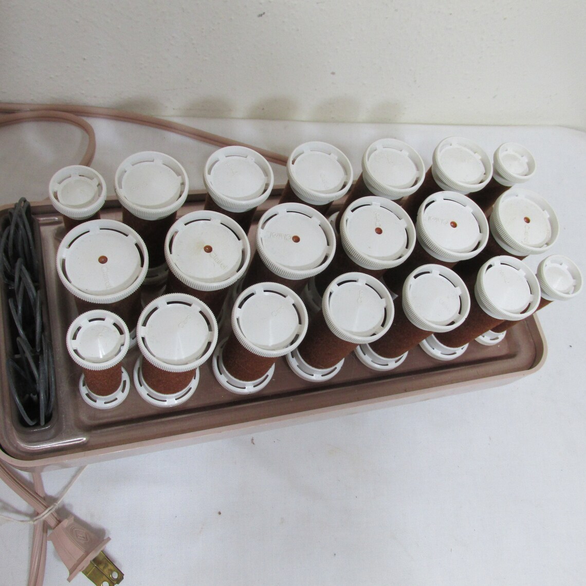 Electric Hair Rollers Vintage Clairol Custom Caresetter with Etsy
