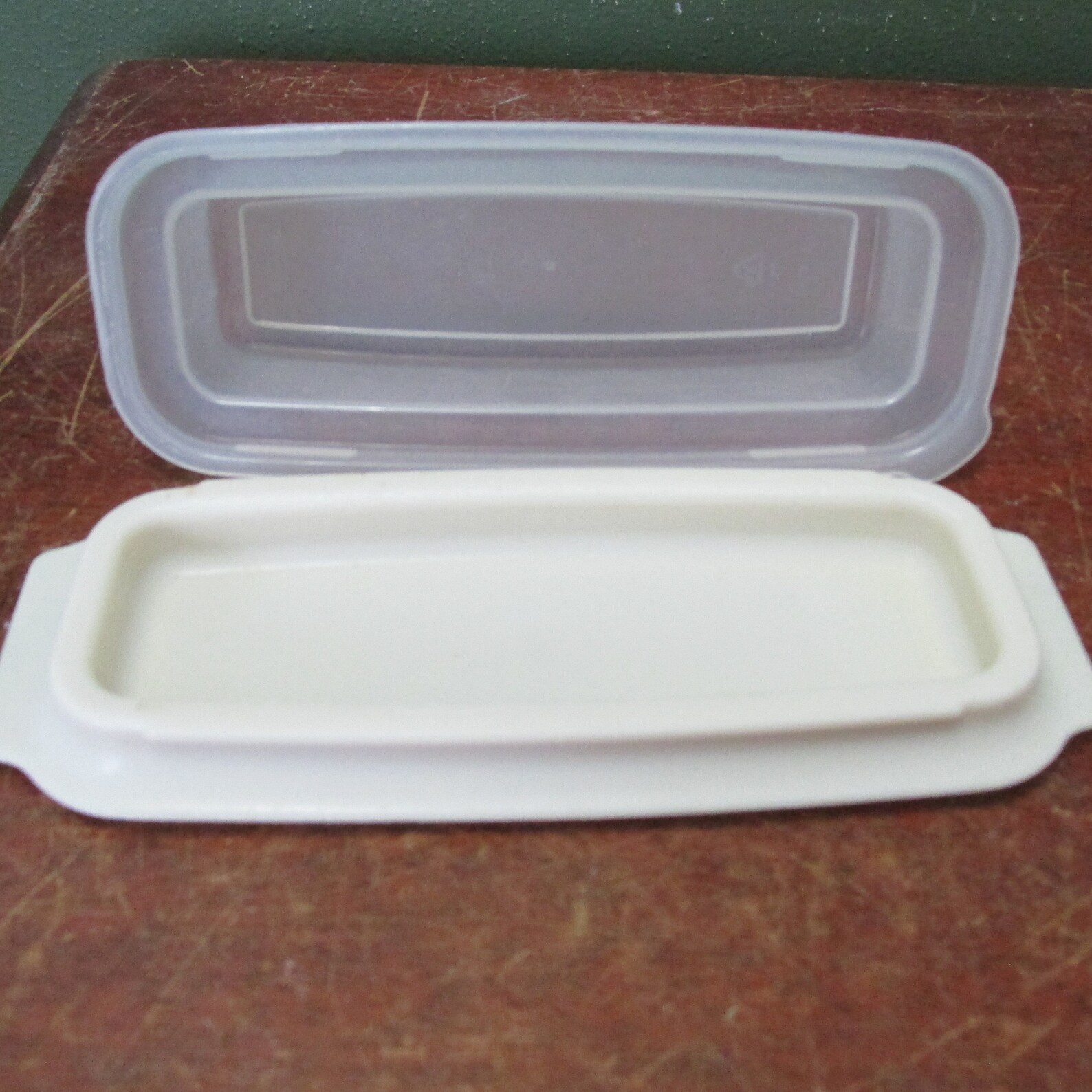 Rubbermaid Butter Dish Vintage Ivory Color Base Plate Etsy