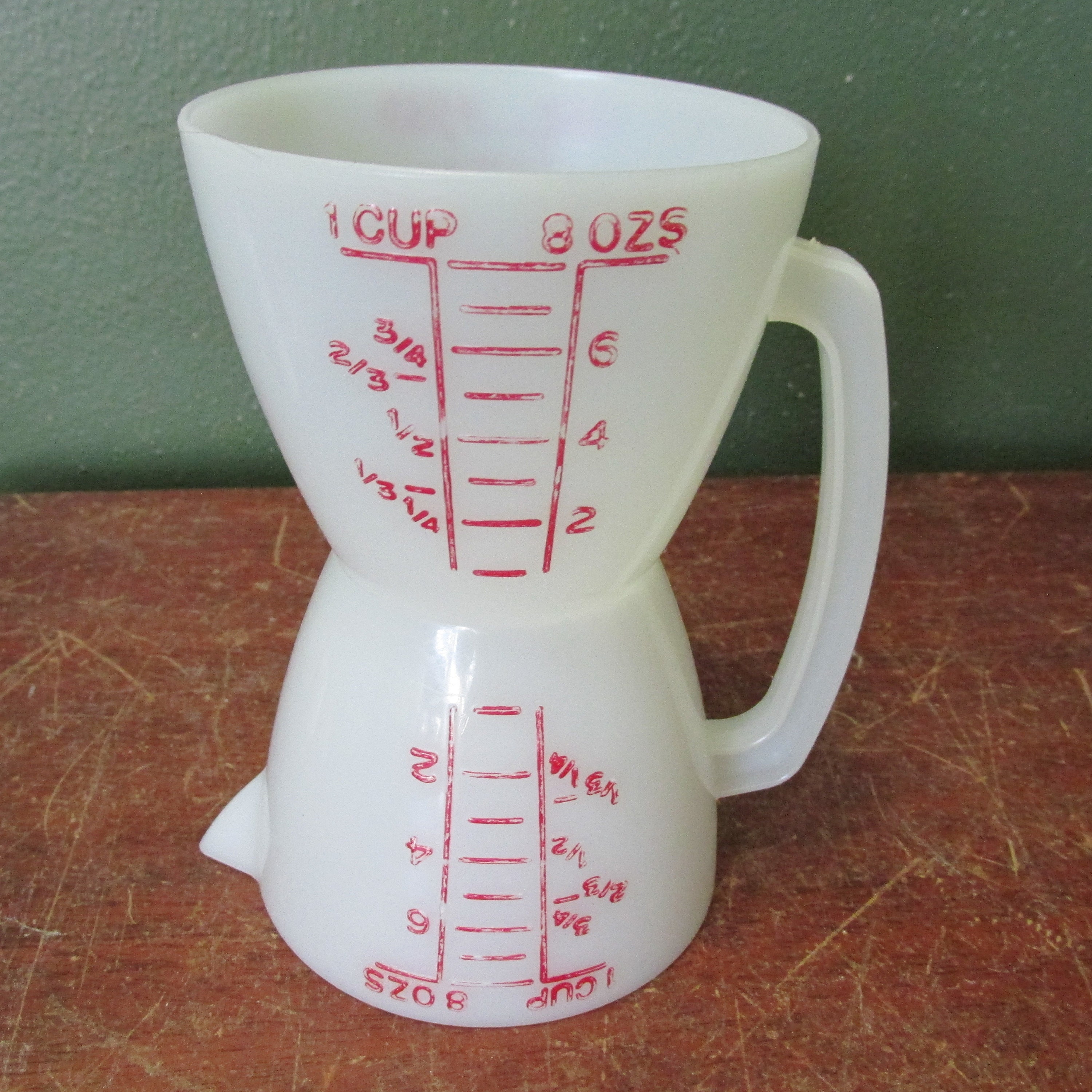 Buy Tupperware Measuring Cup Vintage Double Sided Liquid and Dry