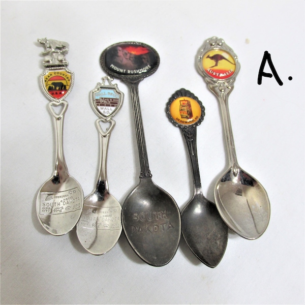 Souvenir Spoons USA States and More Vintage Choice of Lots