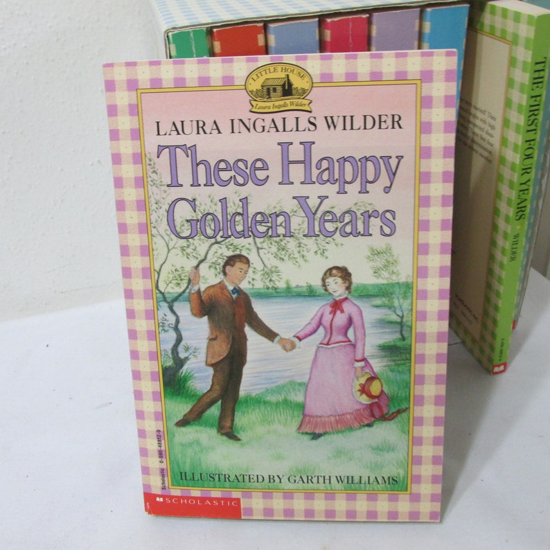 Little House Boxed Book Set of 9 Vintage Laura Ingalls Wilder Etsy