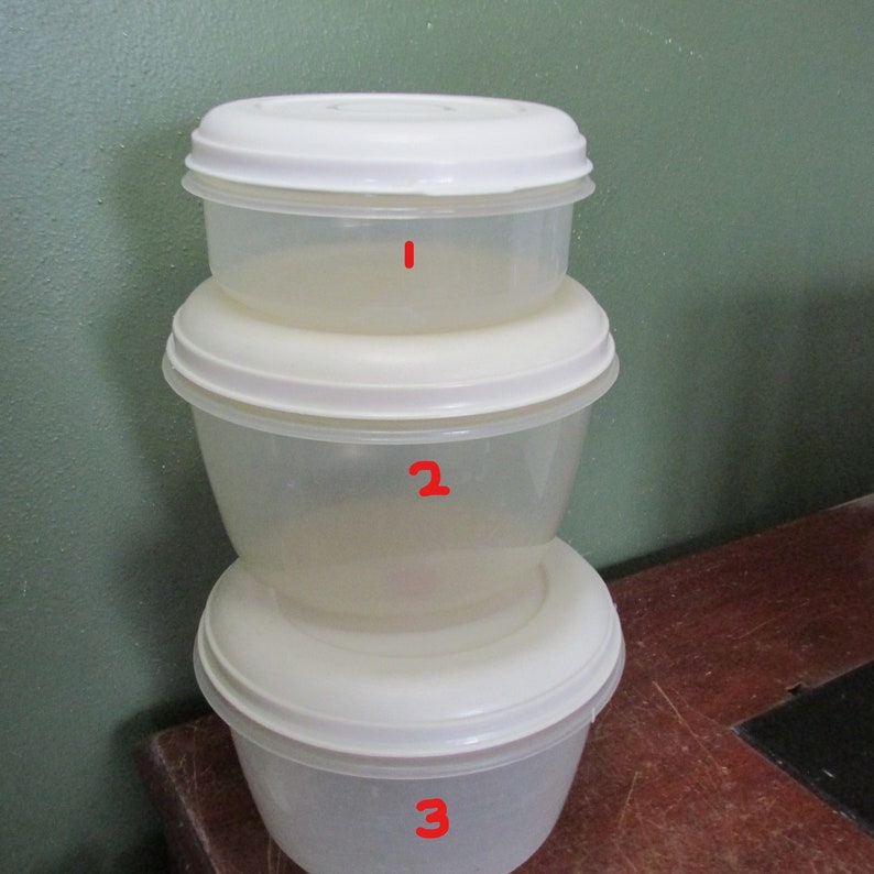 Rubbermaid Food Containers Choice of Vintage 1980s Storage Etsy