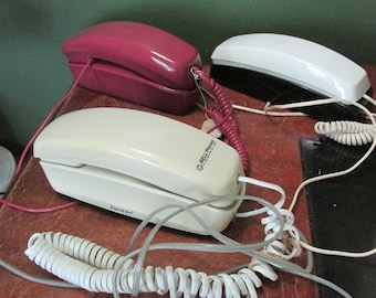 Telephone Push Button Choice of Vintage Land Line Desk Working Phones