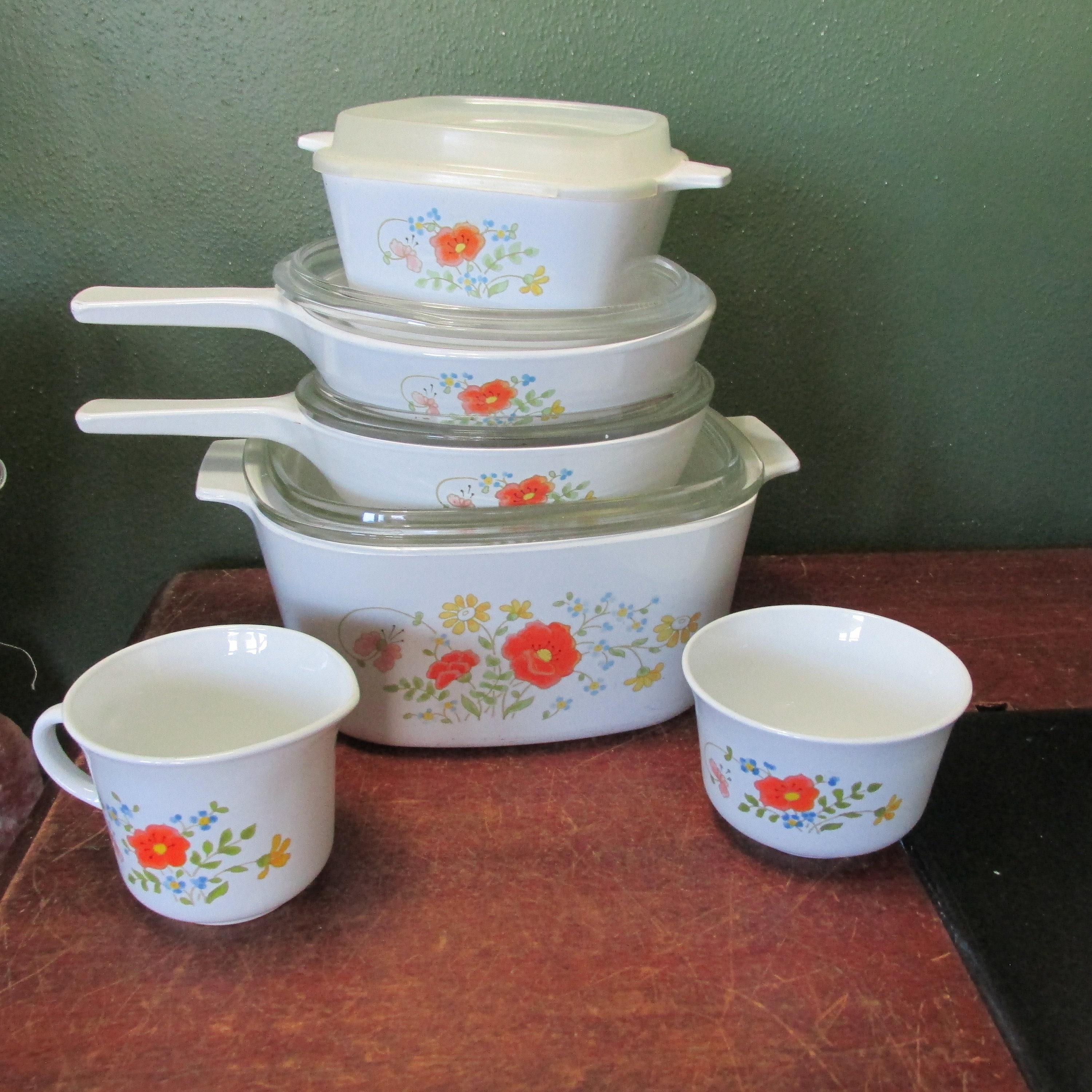 Corning Ware Wildflower Pattern Vintage Choice