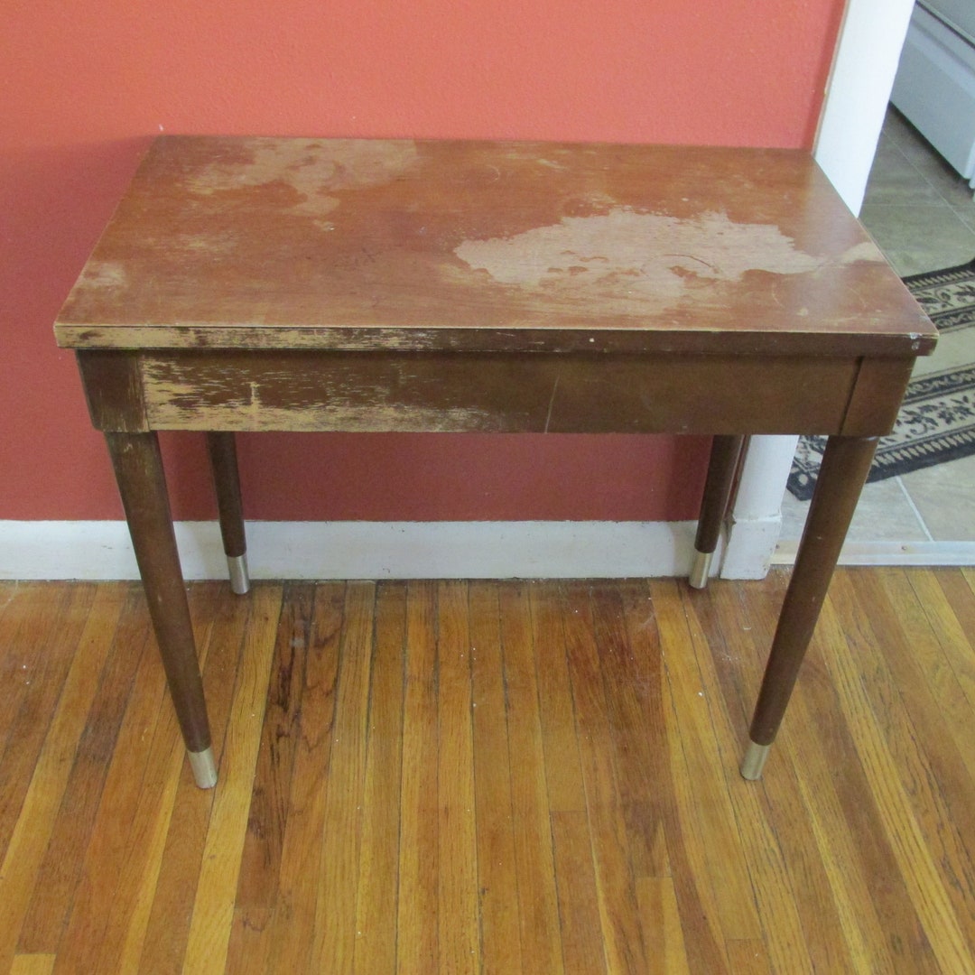 Wood Piano Bench Opens for Storage Vintage Modern Danish Style Etsy