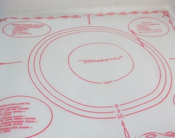 Tupperware Pastry Mat Vintage