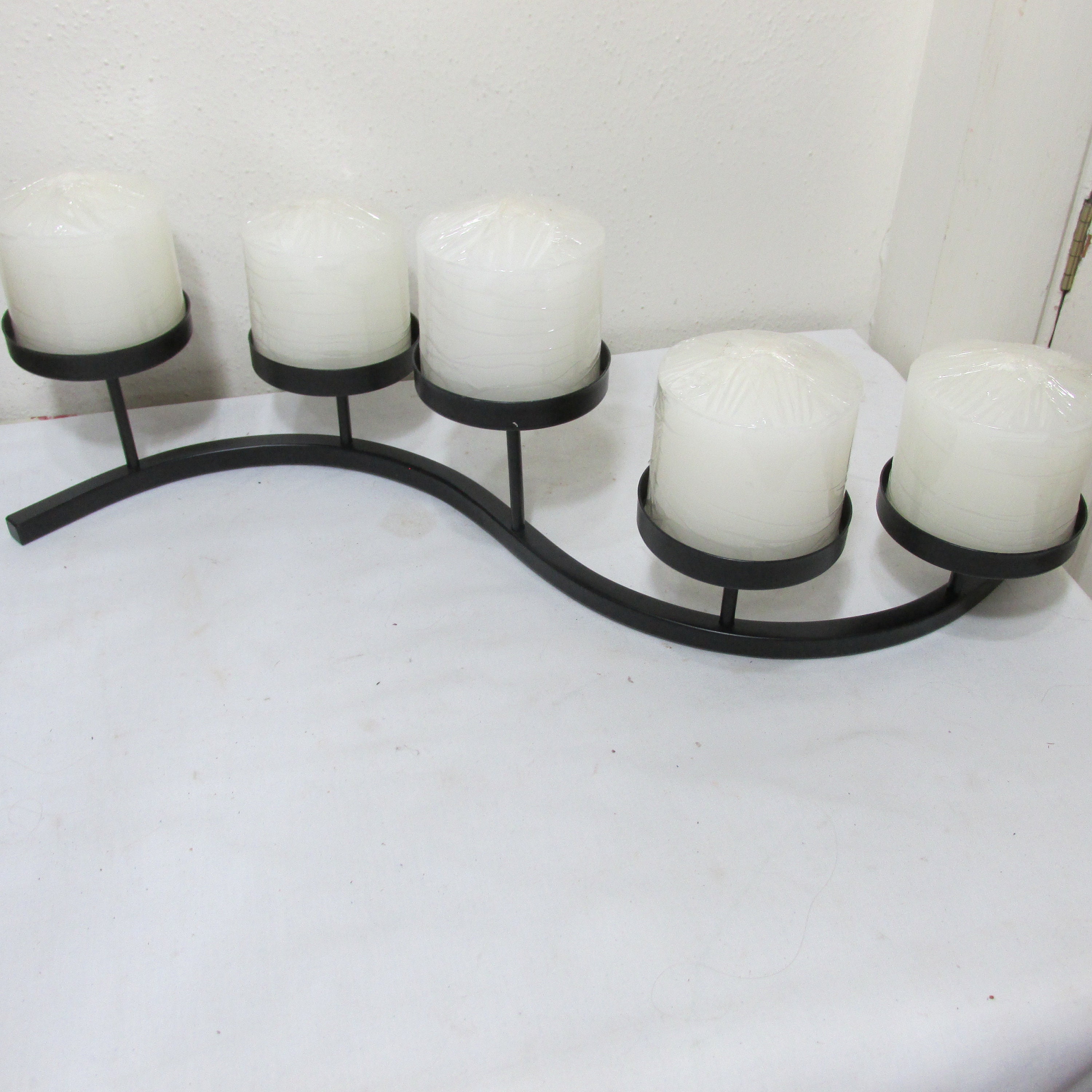 Inserto de chimenea de candelabros curvado para velas de 5 | Etsy