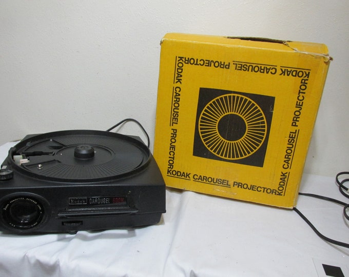 Kodak Carousel Slide Projector Vintage 600H Etsy