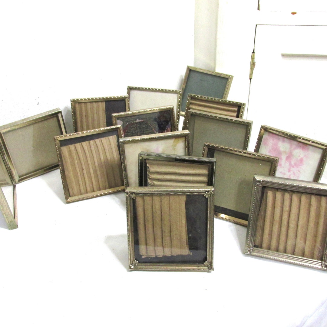 Metal Picture Frames 3 X 3 Choose 1 Vintage Etsy
