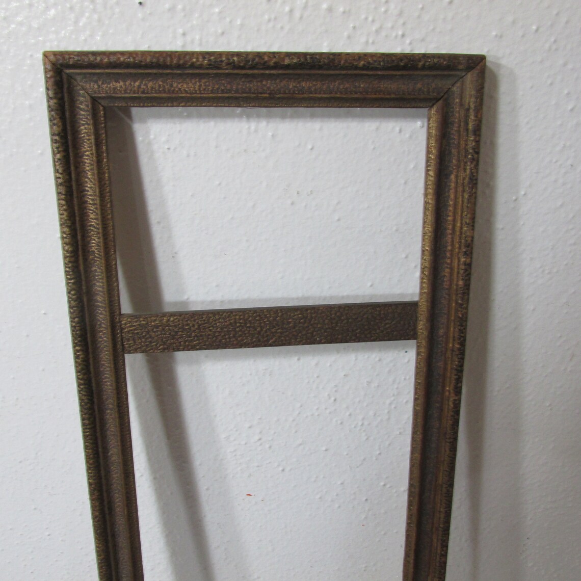 Picture Frame Wood Vintage Open Long Narrow with Adjustable Etsy