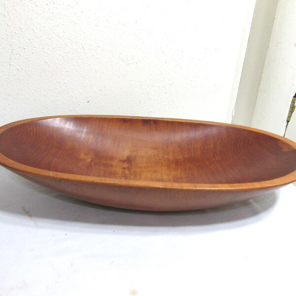 Wood Trench Bowl  Dough Trough Farmhouse Decor