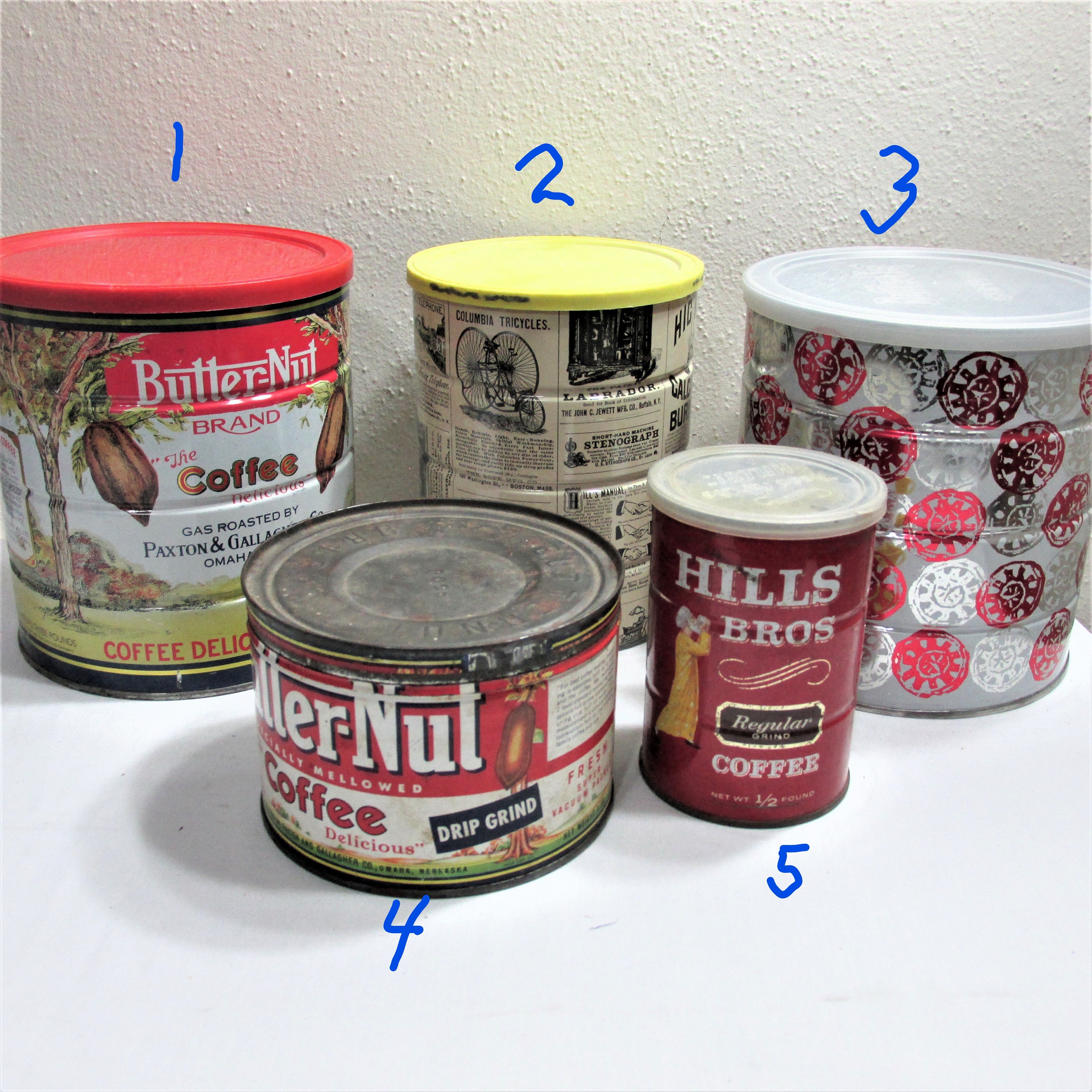 tin coffee container