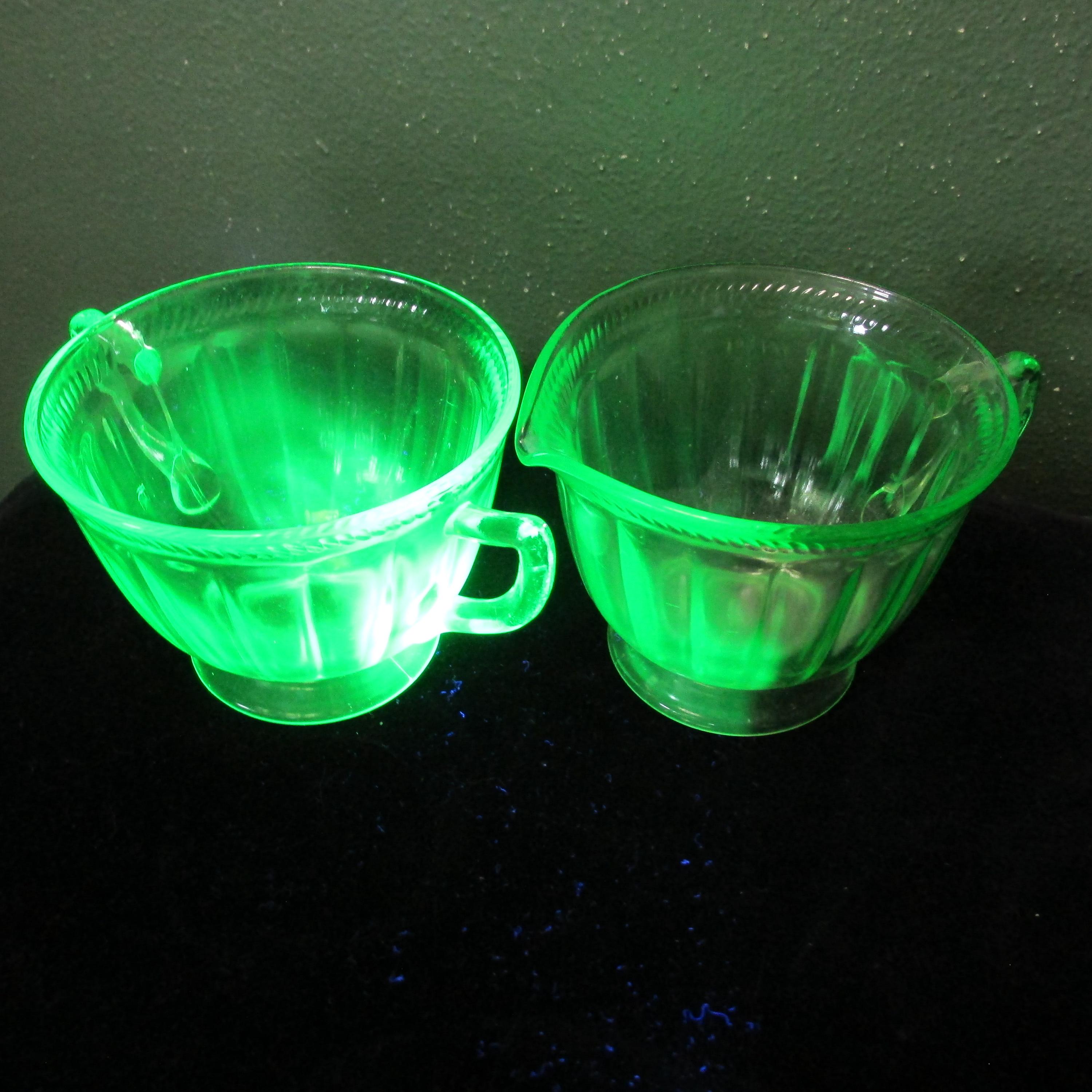 Depression Glass Green Choice of 1 Vintage Uranium Replacement