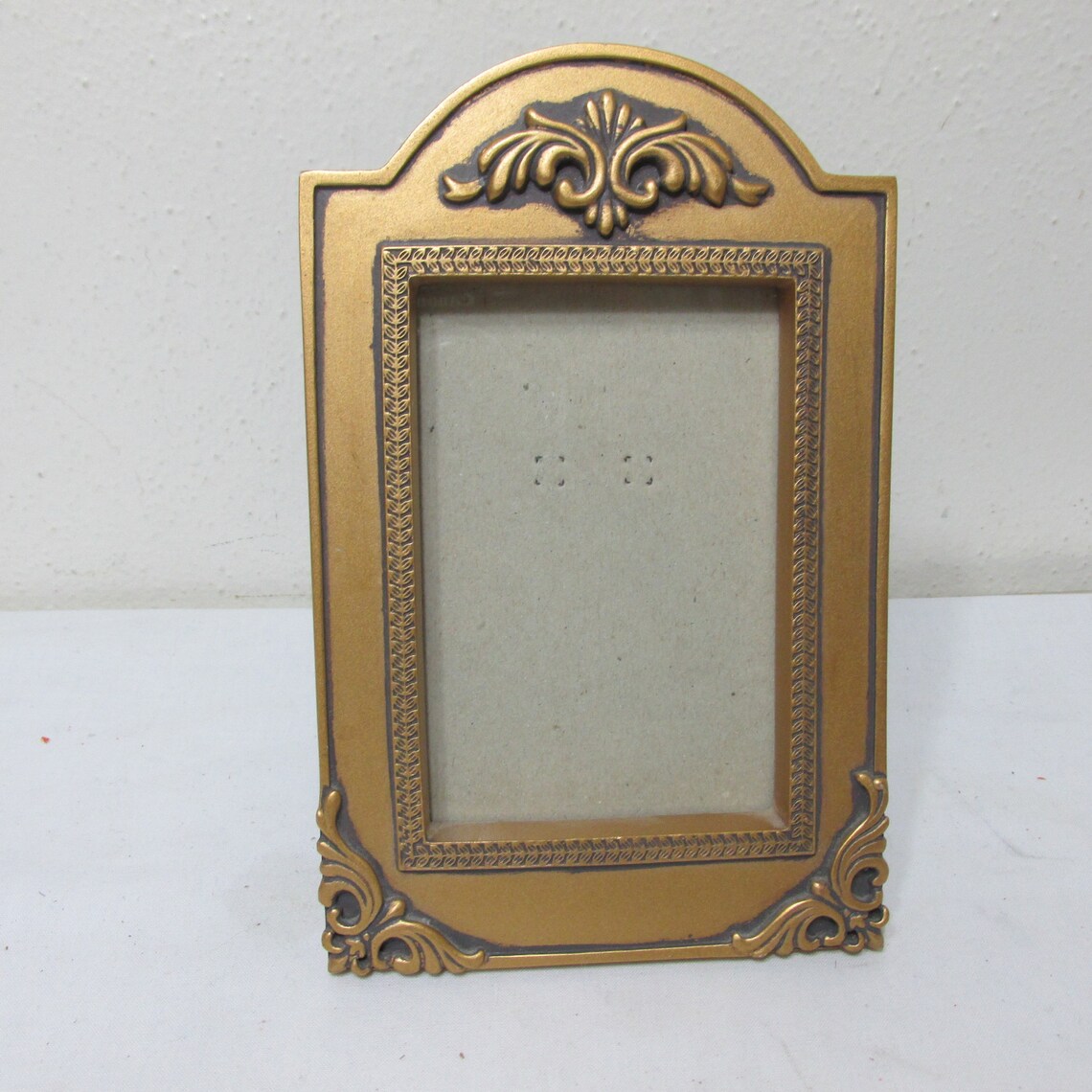 Picture Frame 3.5 x 5 Inch Vintage Resin Glass and Easel Back Etsy