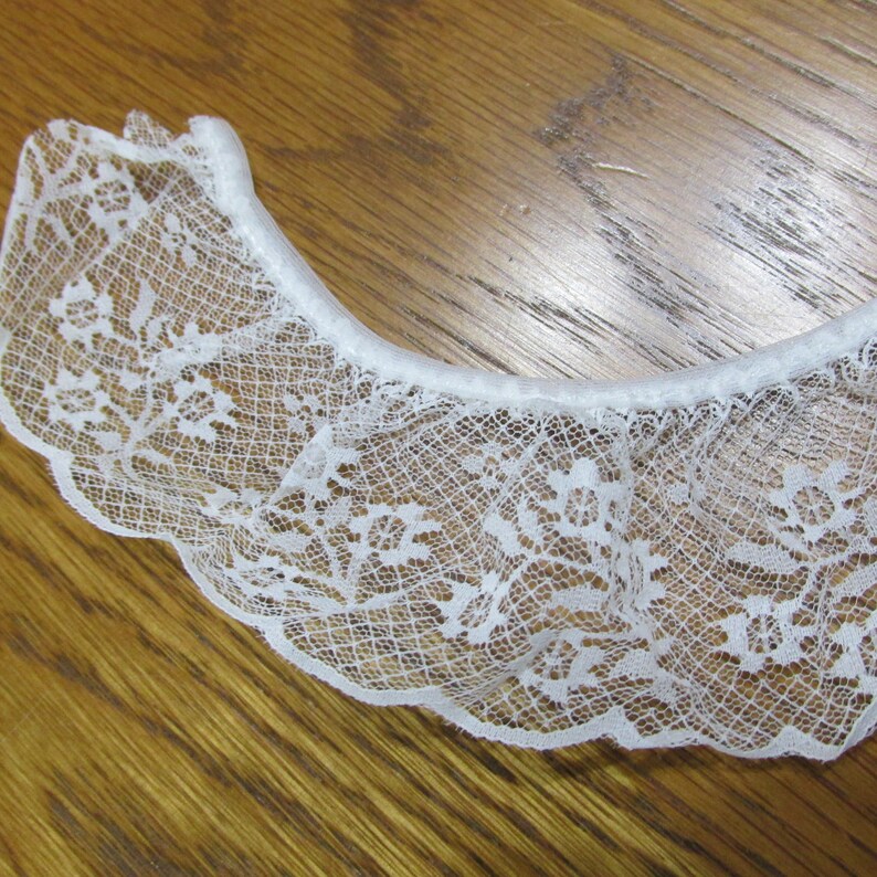 Lace Trim Ruffled Choice of Vintage Yardage Etsy