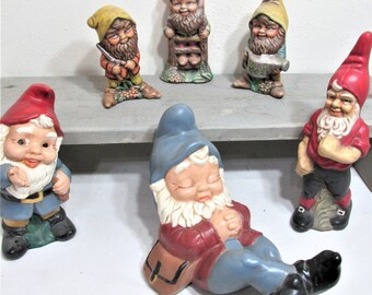 Garden Gnome Figurine Choice Vintage Ceramics