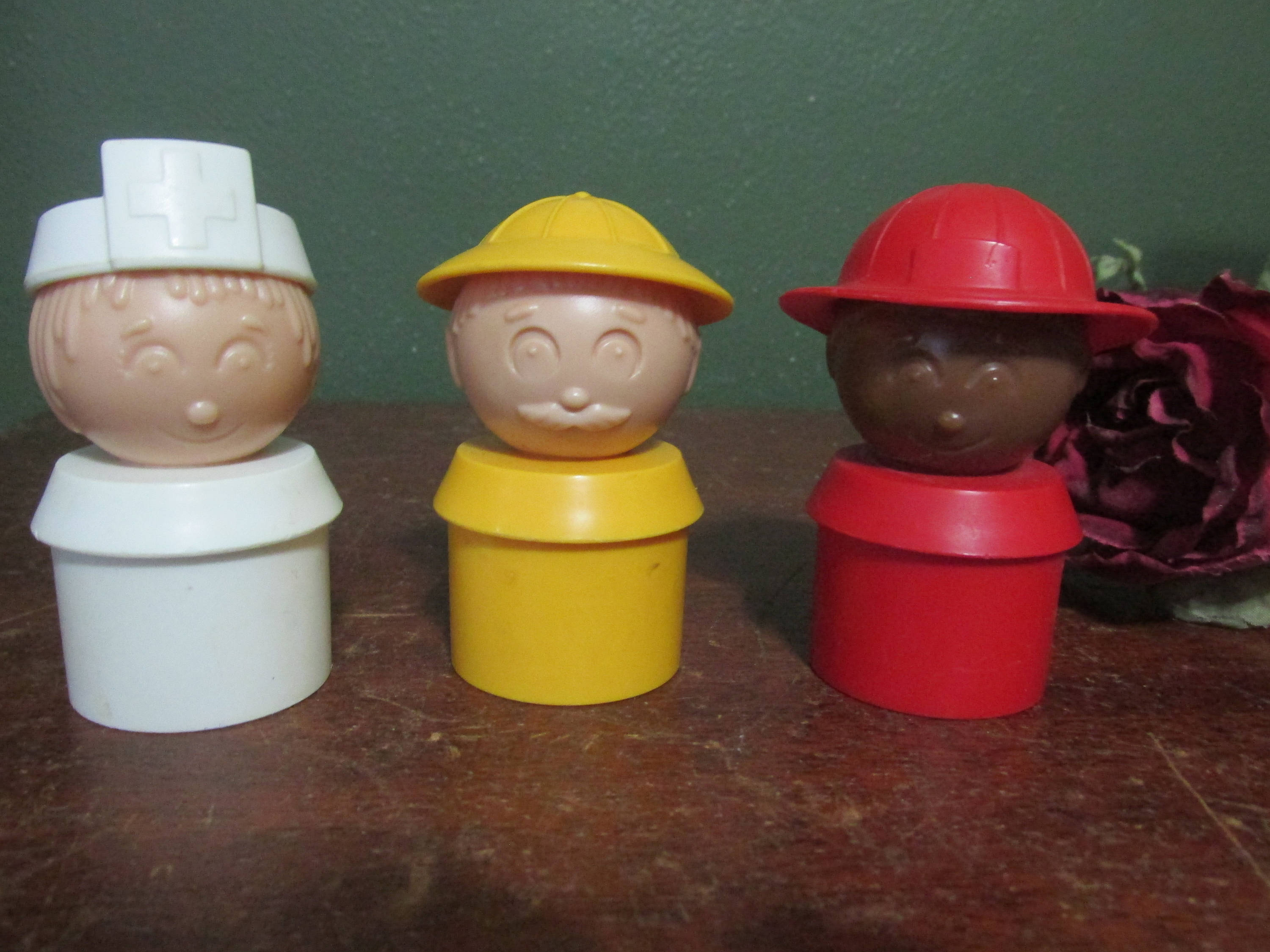 Tupperware Toy People for Vintage Tuppertoys Set of 3 Etsy