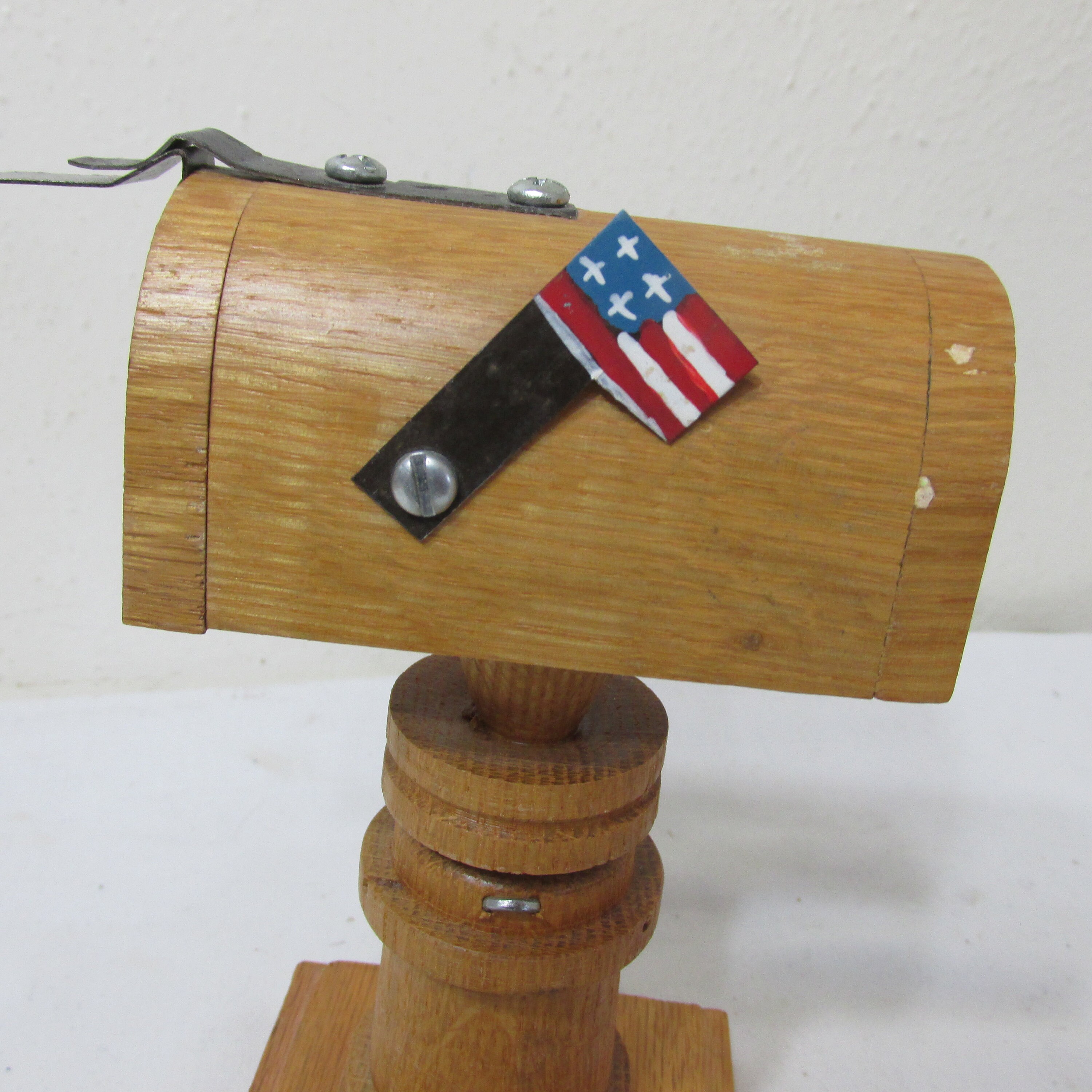 Stamp Roll Holder Wood Mailbox Postage Dispenser Etsy