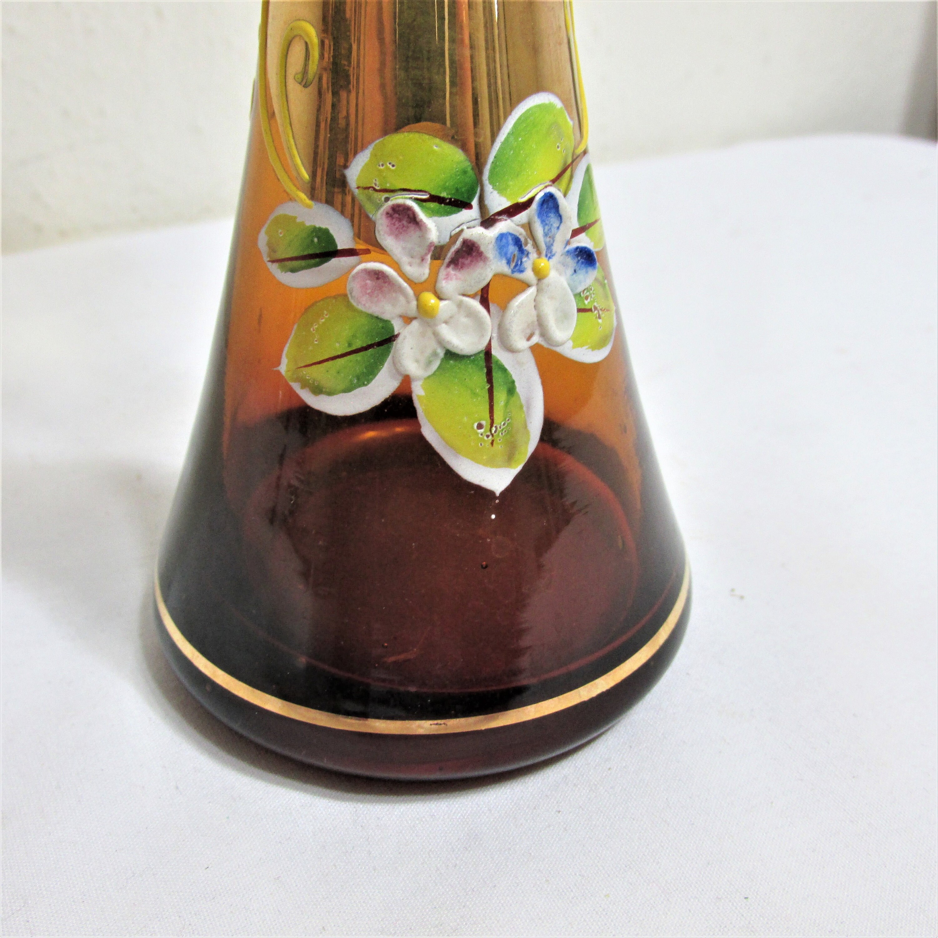 Bud Vase Hand Painted Vintage Flower Holder - Etsy