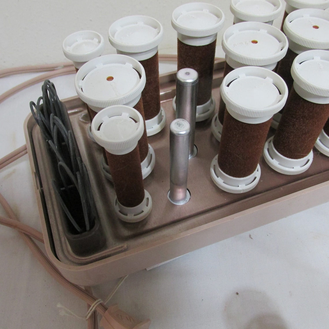 Electric Hair Rollers Vintage Clairol Custom Caresetter with Etsy