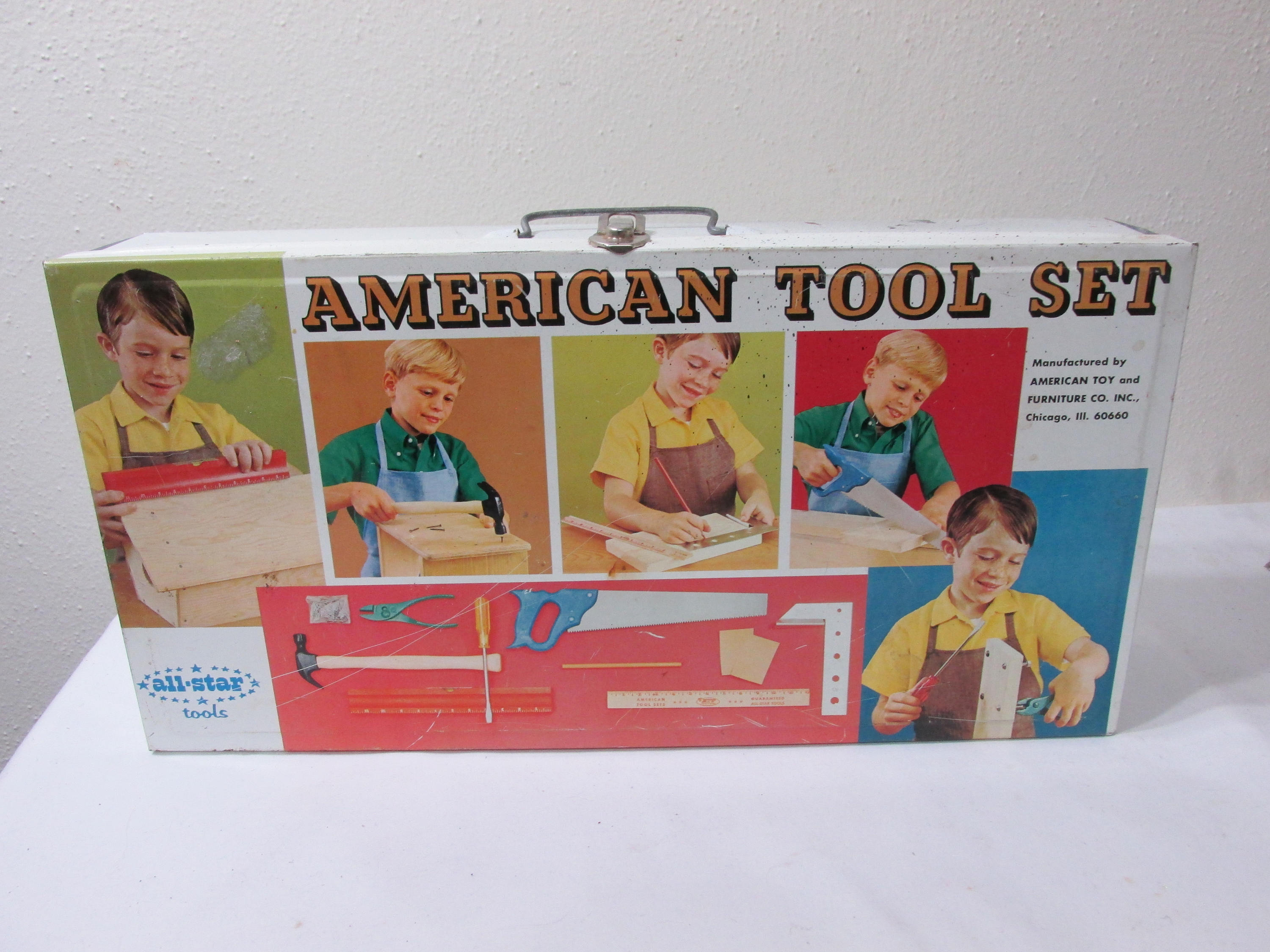 Metal Toy Tool Box with Carpenter Tools for Big Boys | Etsy