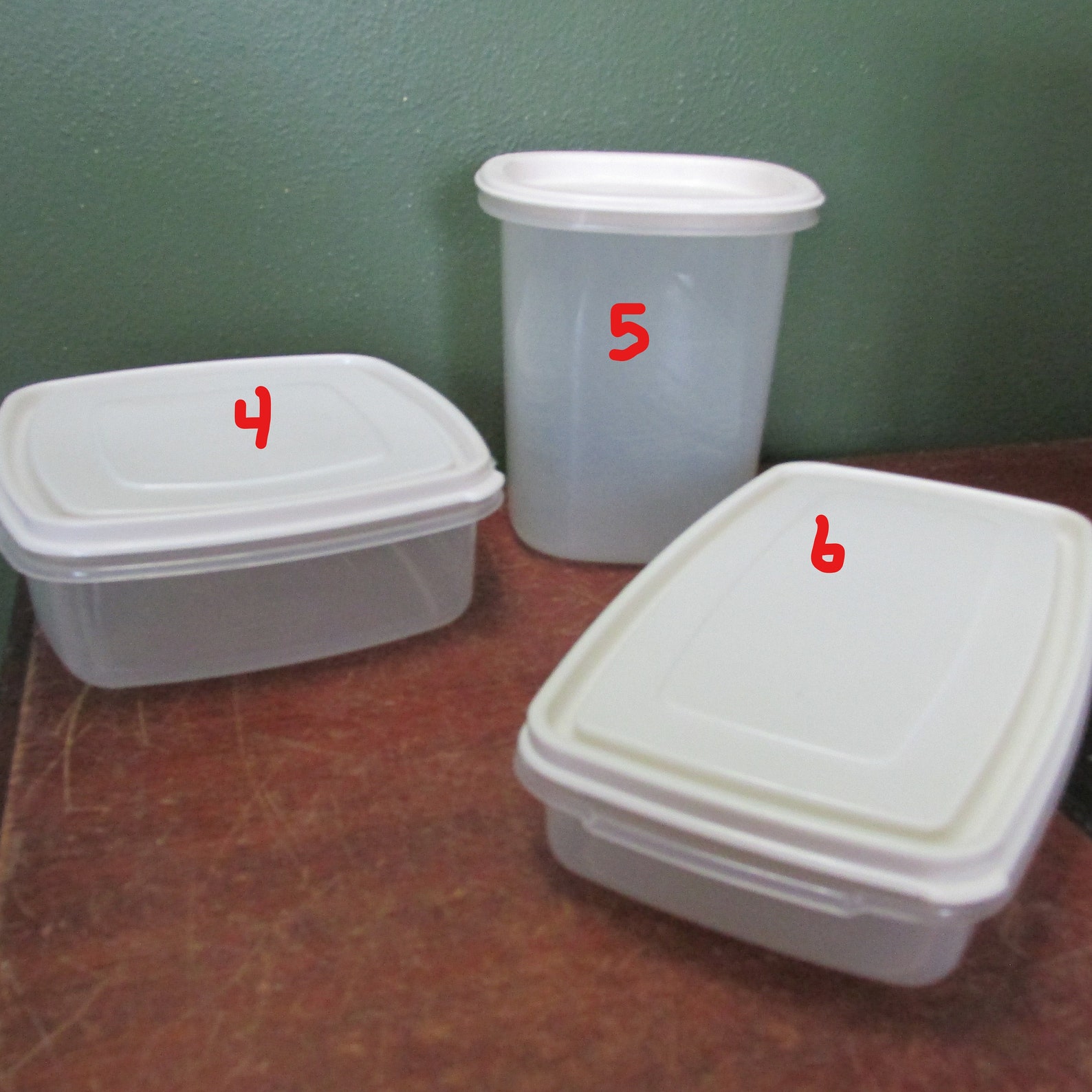 Rubbermaid Food Containers Choice of Vintage 1980s Storage Etsy