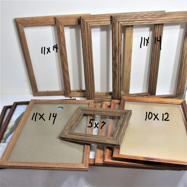 Vintage Wood Frame Etsy