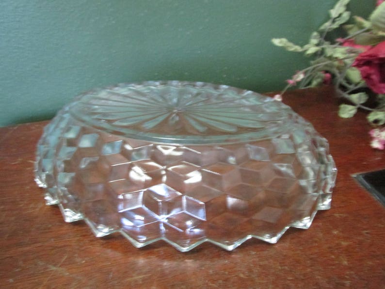 American Fostoria Bowl Vintage Oval Serving Dish
