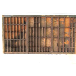 Printer Letter Press Tray Jewelry Drawer Healing Essential Oil Vintage Display