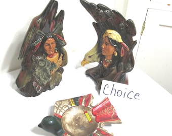 American Indian Choice Vintage with Eagle or Wolf
