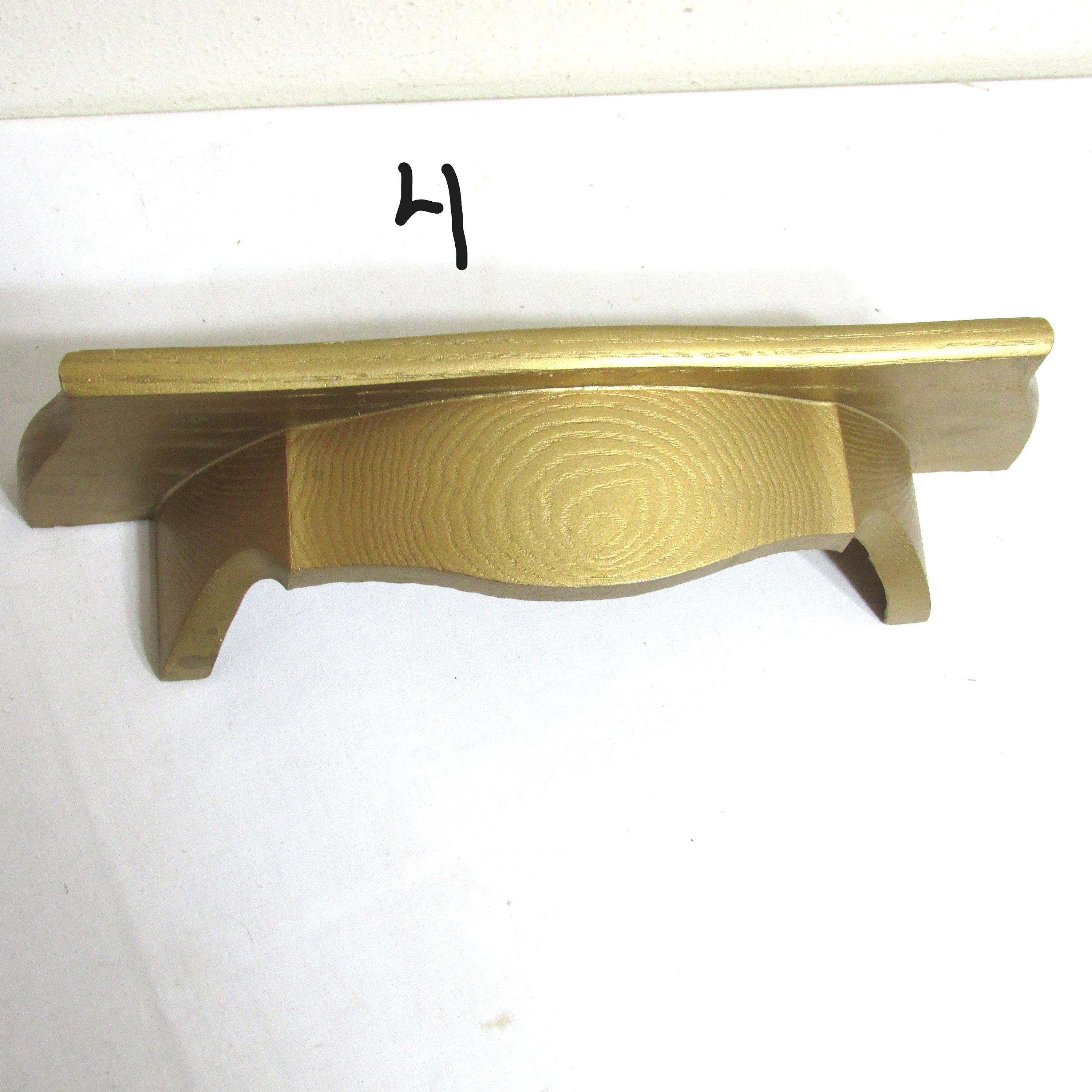 Wood Shelf Small Choice of Vintage Single Wall Display