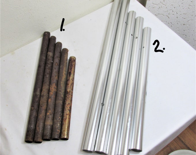 Wind Chime Pipe Tubes Vintage Choice Graduating Size Replacement or Create Etsy