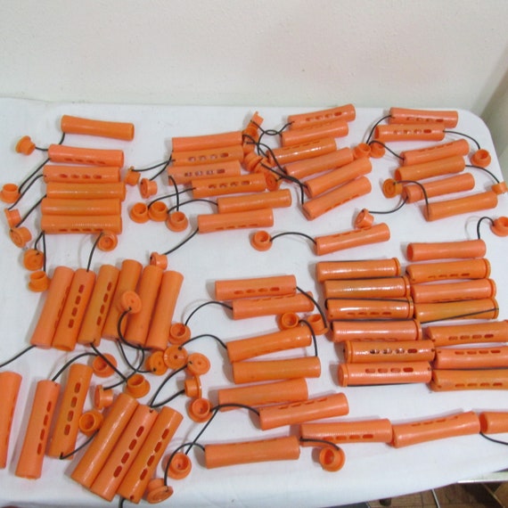 Perm Rods Curlers 59 Vintage Jumbo Hair Rollers Etsy