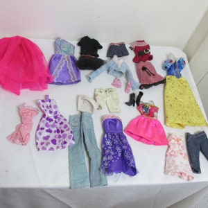 Barbie Doll Clothes Vintage Pieces Plus Shoes