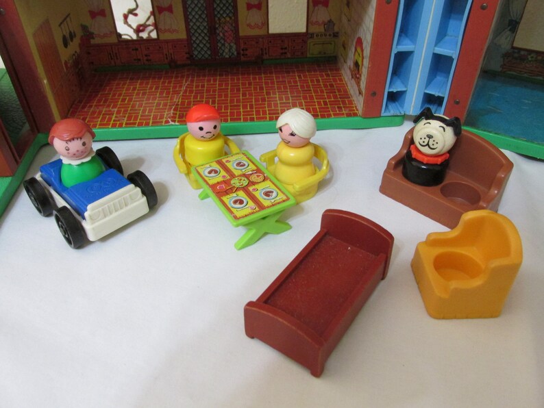 Fisher Price Tudor Family Playhouse Vintage Toy With | Etsy