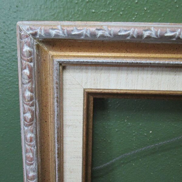 Wood Picture Frame Vintage 11 x 14 inch with No Glass