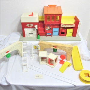 Fisher Price Little People Vintage Replacement Village and Playground Pieces
