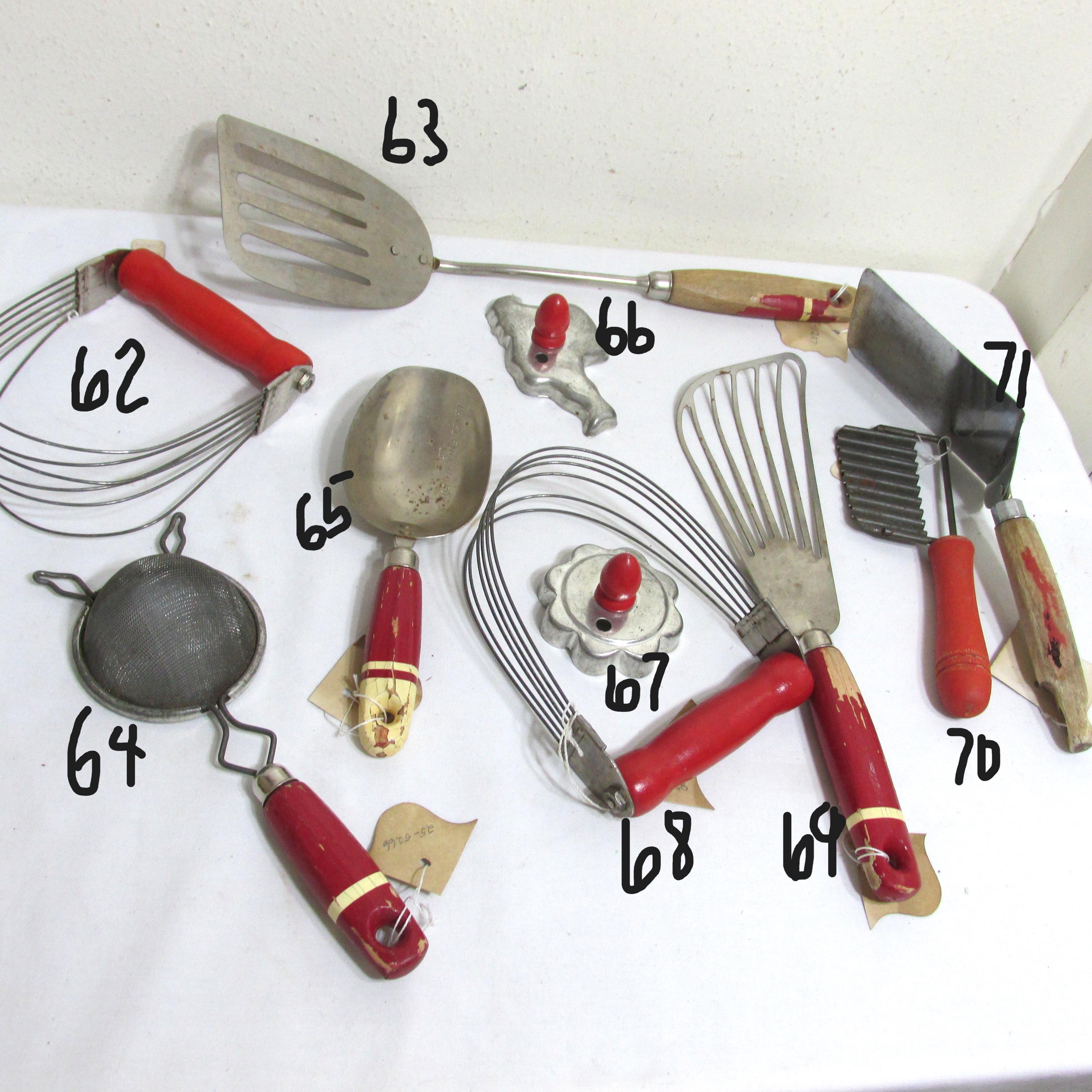 Sept ustensiles de cuisine vintage à utiliser ou à exposer - France