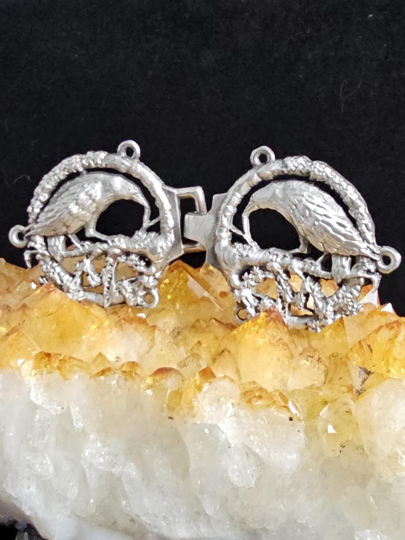 Raven Sew-in Pewter Cloak Clasp 3 Inch Length - Etsy