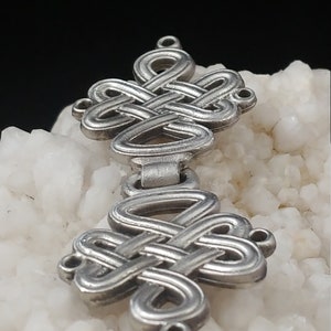 Celtic Knot Cloak Clasp-Sew to your favorite garment image 8