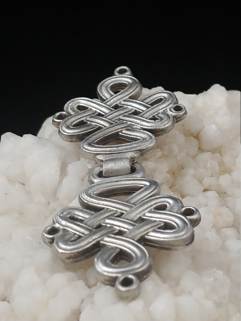 Celtic Knot Cloak Clasp-Sew to your favorite garment image 8