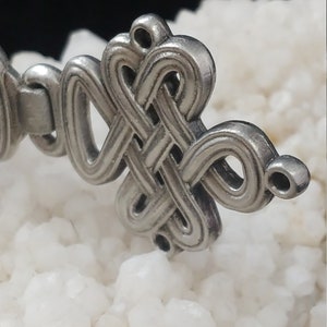 Celtic Knot Cloak Clasp-Sew to your favorite garment image 6