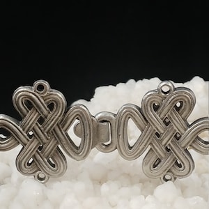 Celtic Knot Cloak Clasp-Sew to your favorite garment image 1