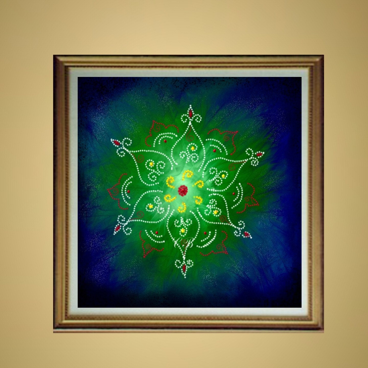 Rangoli Art Print Rangoli Patterns Painting Print Inviting Etsy