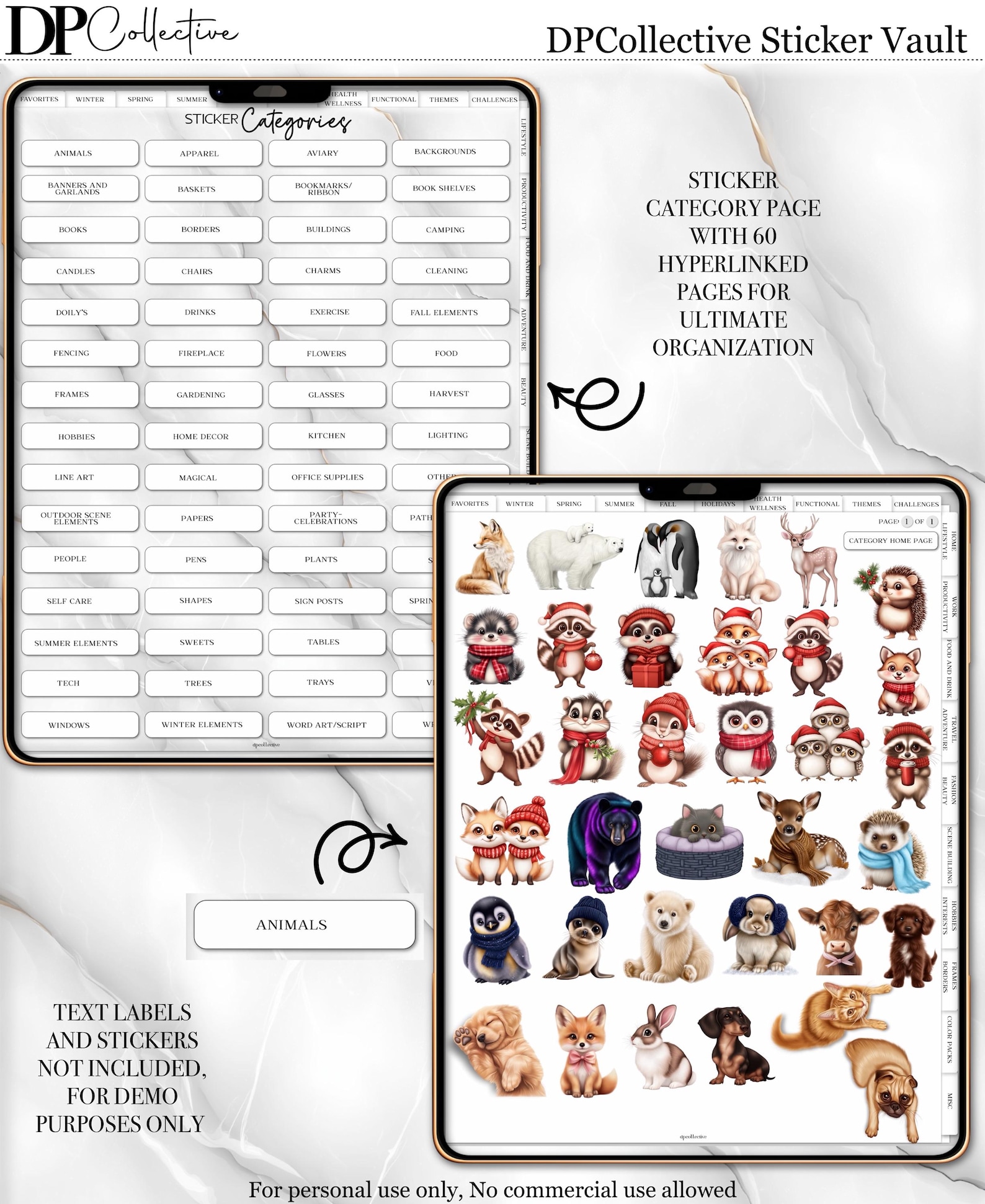 Dpcollective Sticker Vault | the Ultimate Digital Sticker Organizer - Etsy