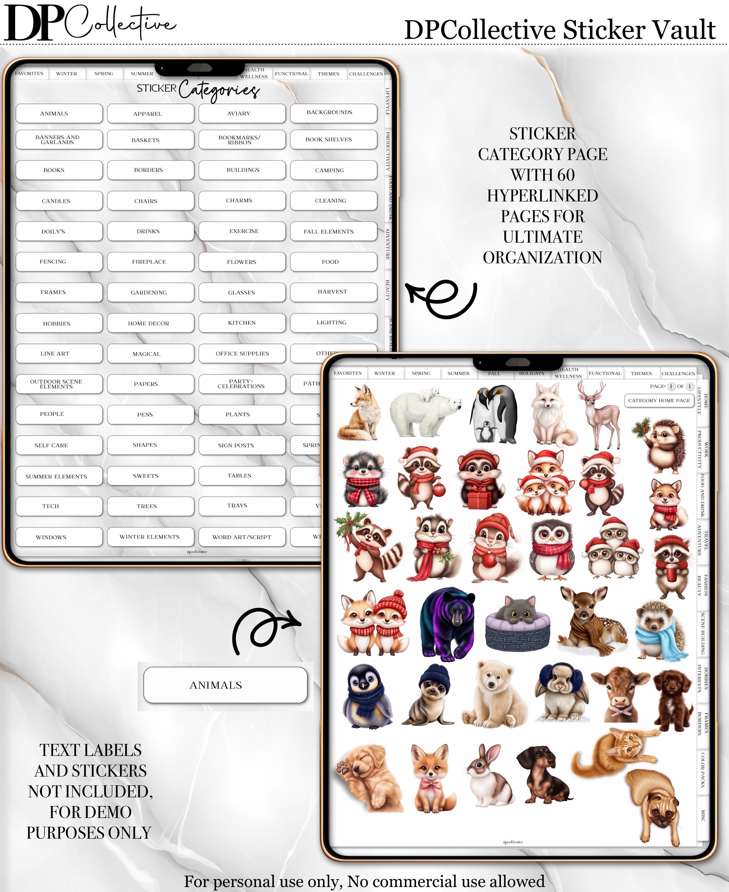 Dpcollective Sticker Vault | the Ultimate Digital Sticker Organizer - Etsy