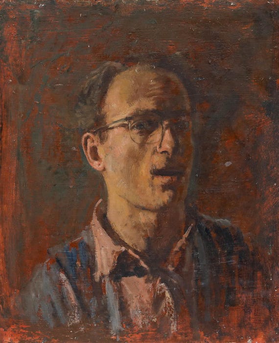 ジョージ・ワイスボルト（1928-2013） - 20世紀の油彩画、衝撃の表情